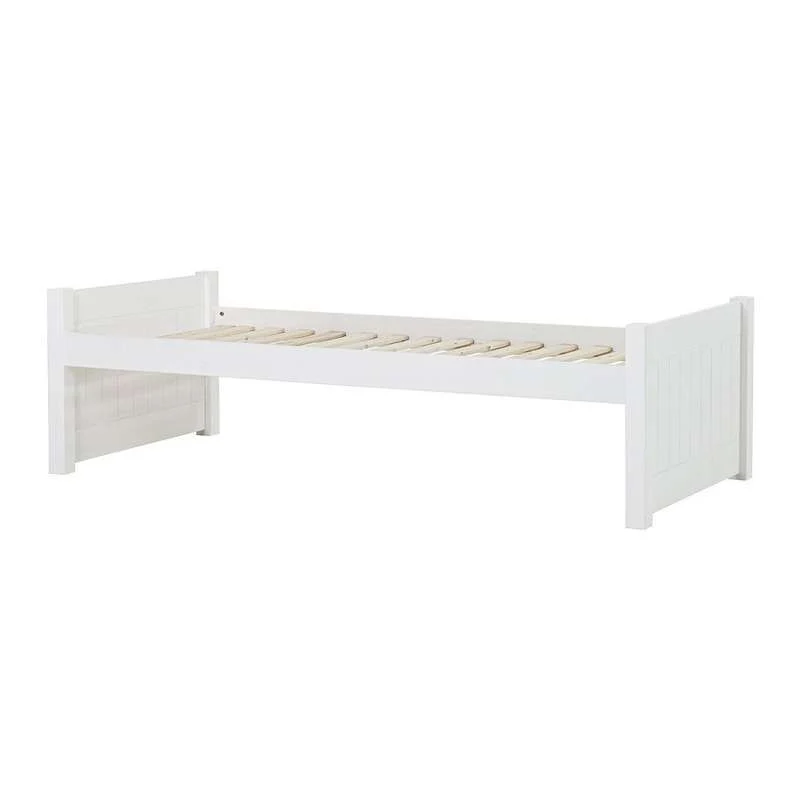Hoppekids NOAH DELUXE - Juniorsäng - 2 Mellangavlar - 90x200cm - Vit