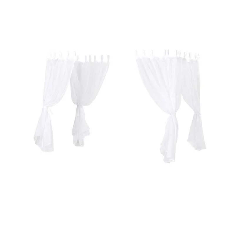 Hoppekids ECO Dream - Sänghimmel till Himmelsäng - Flera Storlekar - Vit/Transparent