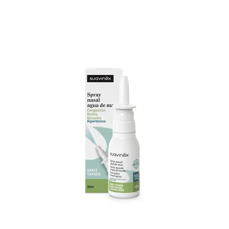 Suavinex Nasal Decongestant Spray For Babies +3 Months, 30 ml