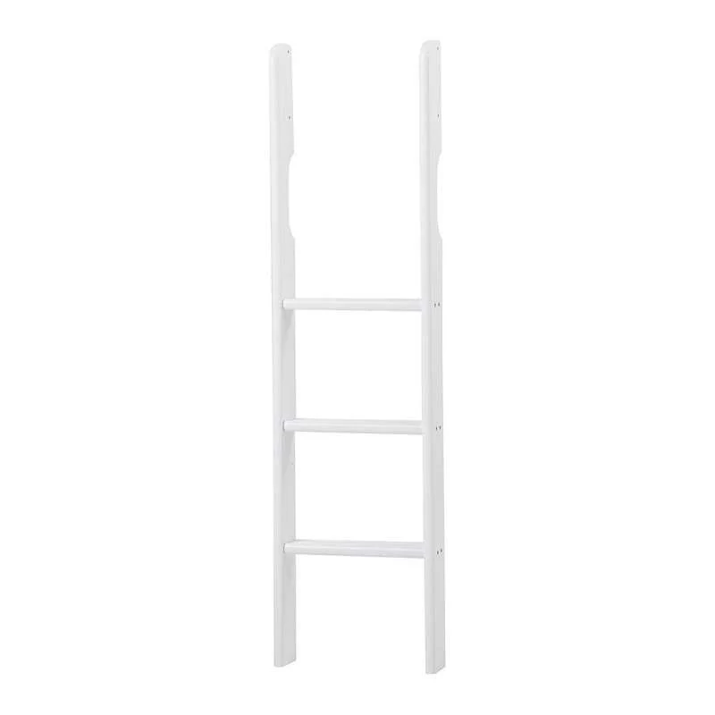 Hoppekids ECO Luxury - Straight Ladder to High sleeper bed - White