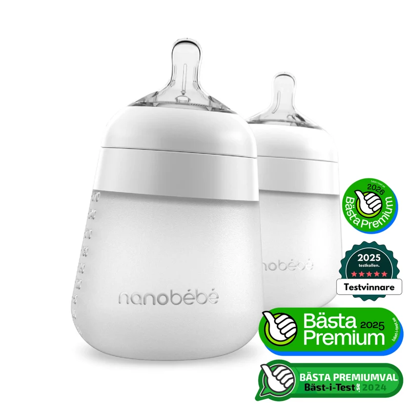Flexy Silikonflaska anti-kolik 270 ml 2-pack