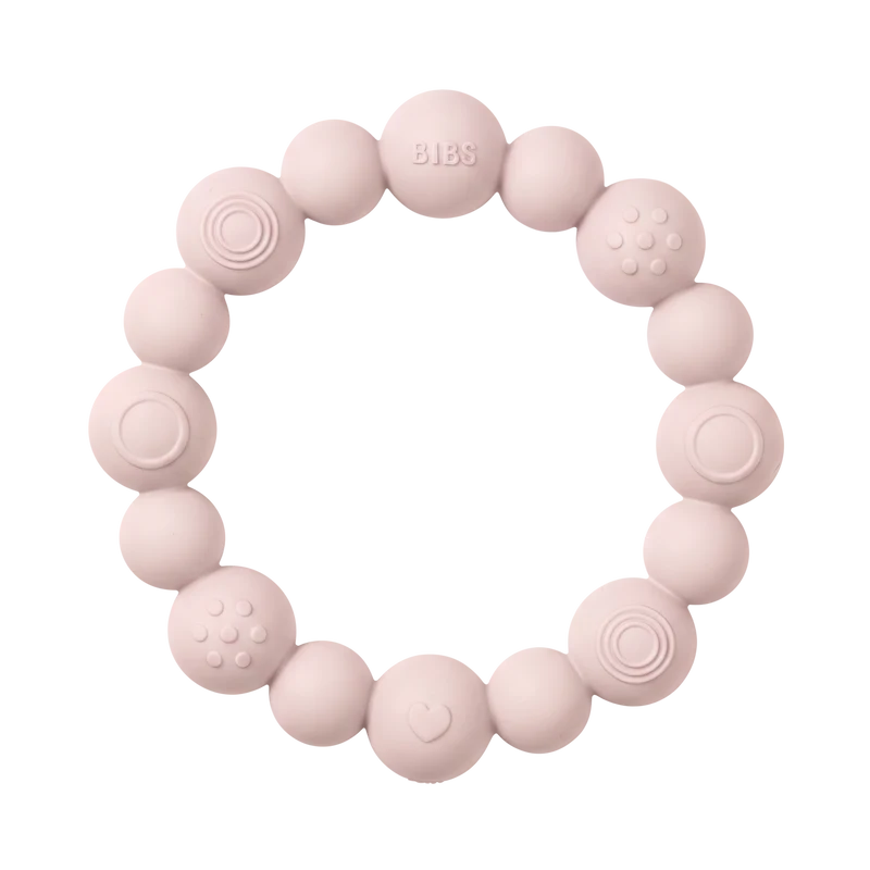Beaded Teething Ring - Petal