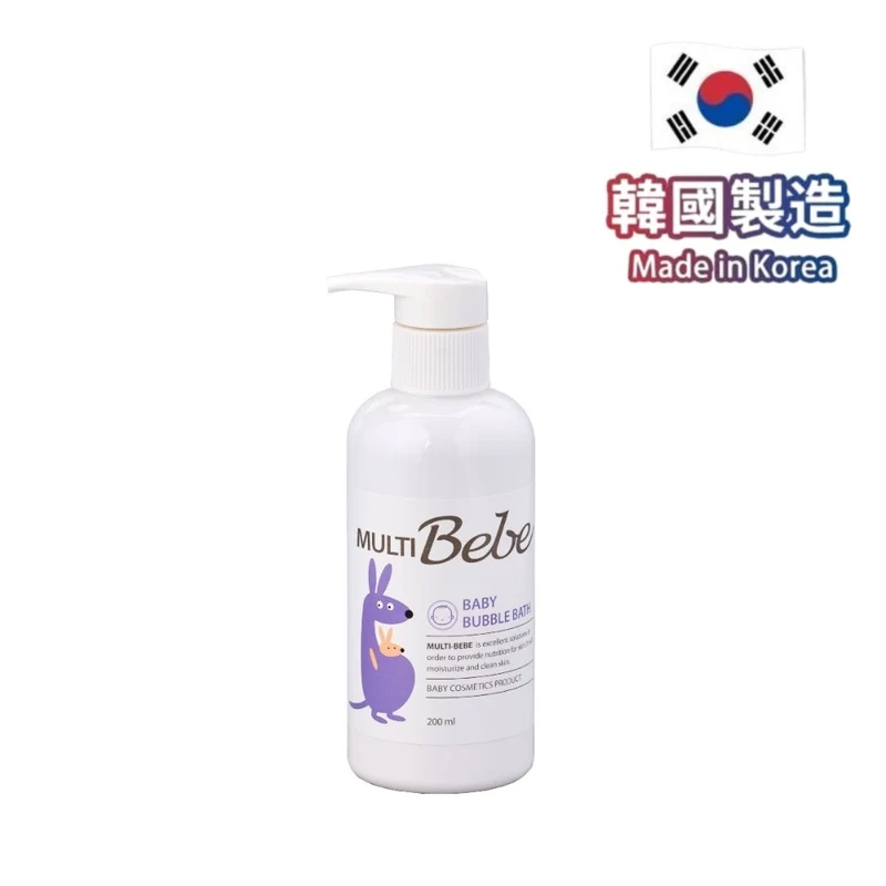*Multibebe｜嬰幼兒泡泡浴液｜200mL