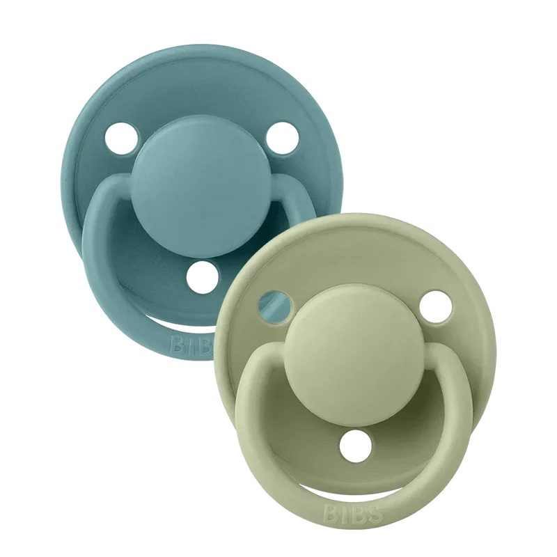 De Lux Pacifiers 2 Pack - Island Sea/Sage