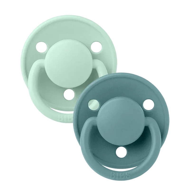 De Lux Pacifiers 2 Pack - Nordic Mint/Island Sea