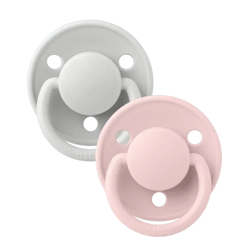 De Lux Pacifiers 2 Pack - Haze/Blossom