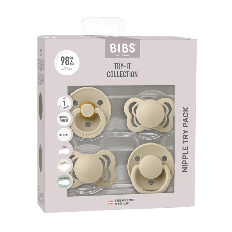 New Baby Pacifiers Try-It Collection - Vanilla