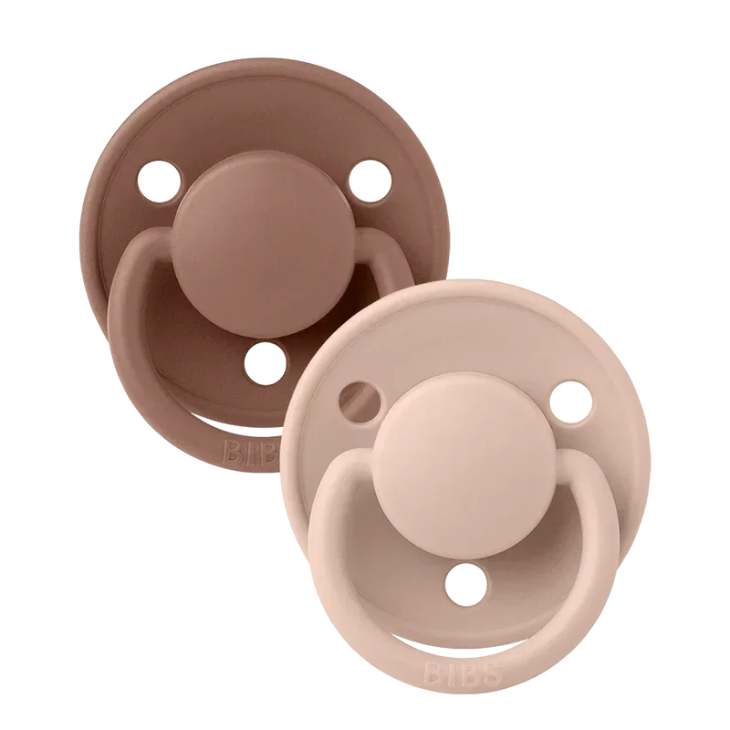 De Lux Pacifiers 2 Pack - Woodchuck/Blush