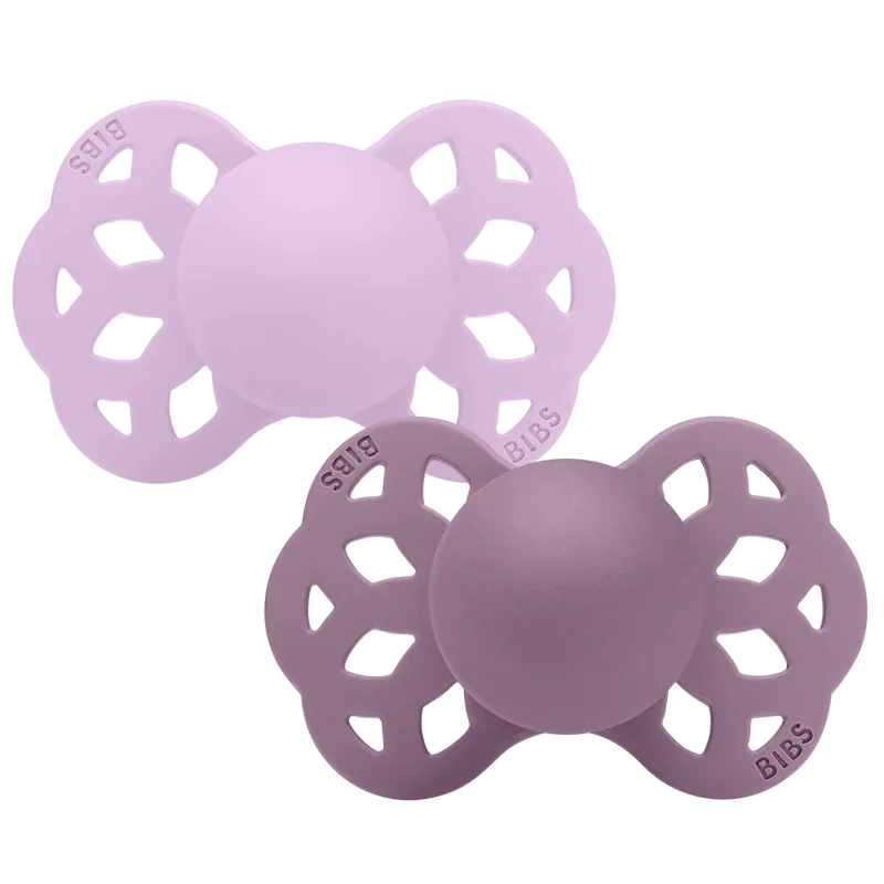 Infinity Pacifiers 2 Pack - Violet Sky/Mauve