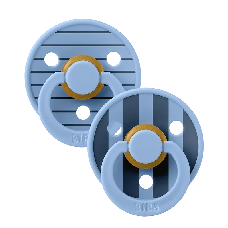STUDIO Colour Pacifiers 2 Pack Pin - Sky Blue Mix