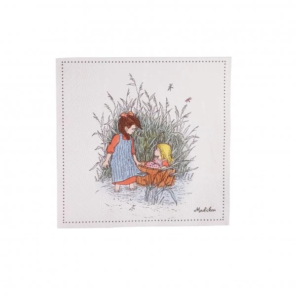 Servett - Madicken 16-pack 33x33cm
