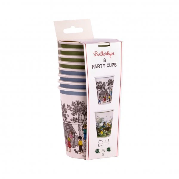Pappersmuggar - Bullerbyn 8-pack 250ml