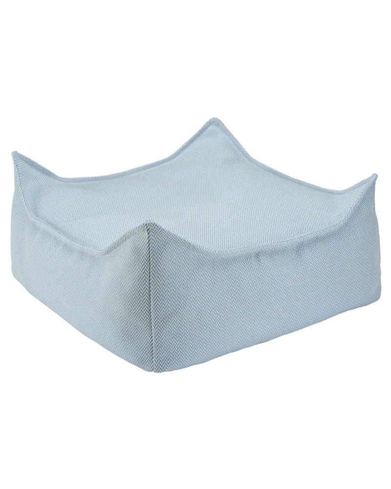 Azure Outdoor Square Ottoman