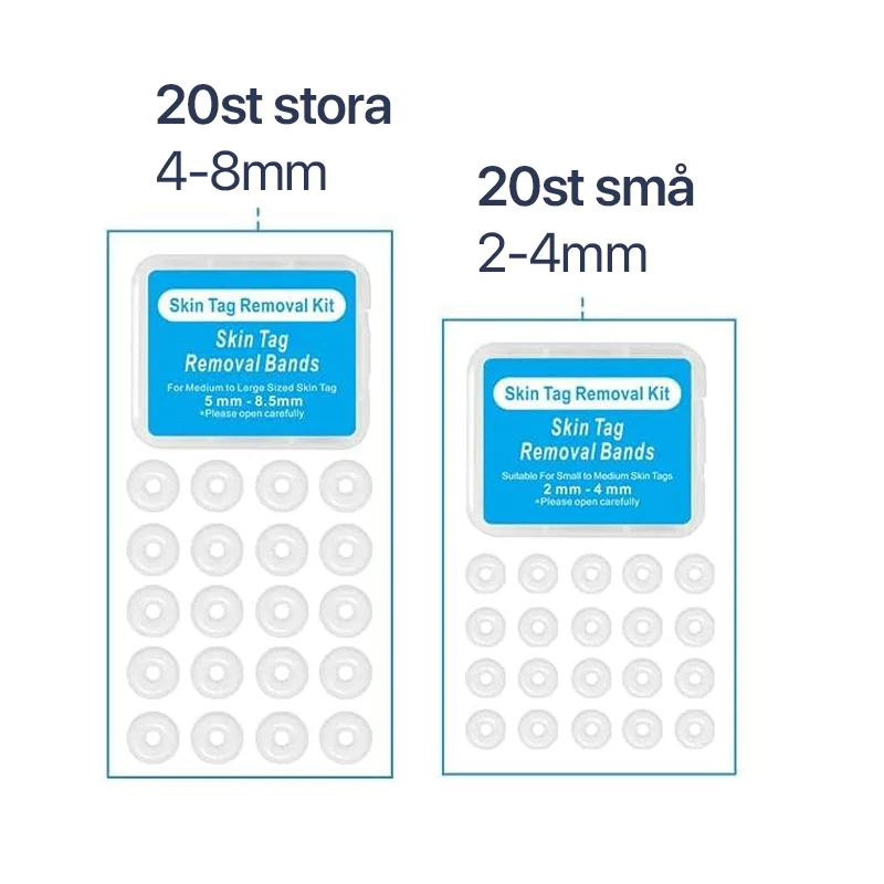 Refill - 40st extra ringar för hudfliksborttagaren