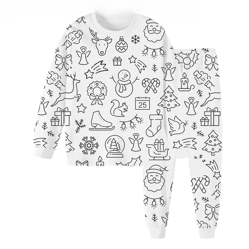 DIY Pajama Set™ – Färg & dröm – Colours Pyjamas-set för barn