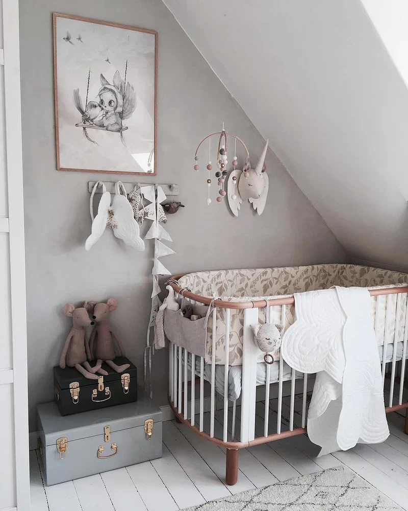 Överkast och kuddfodral Baby, Dove