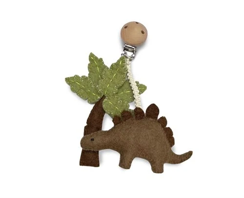 Barnvagnshänge Dinosaurie, Brun