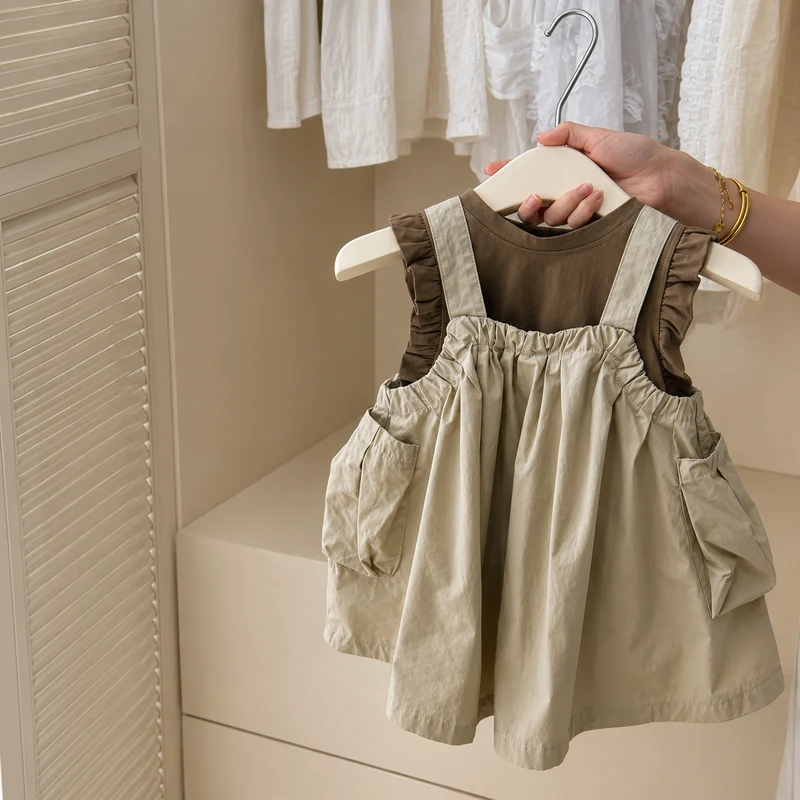 LittleStar – Komfort & stil – Barnklänning med volanger för en sommarlook