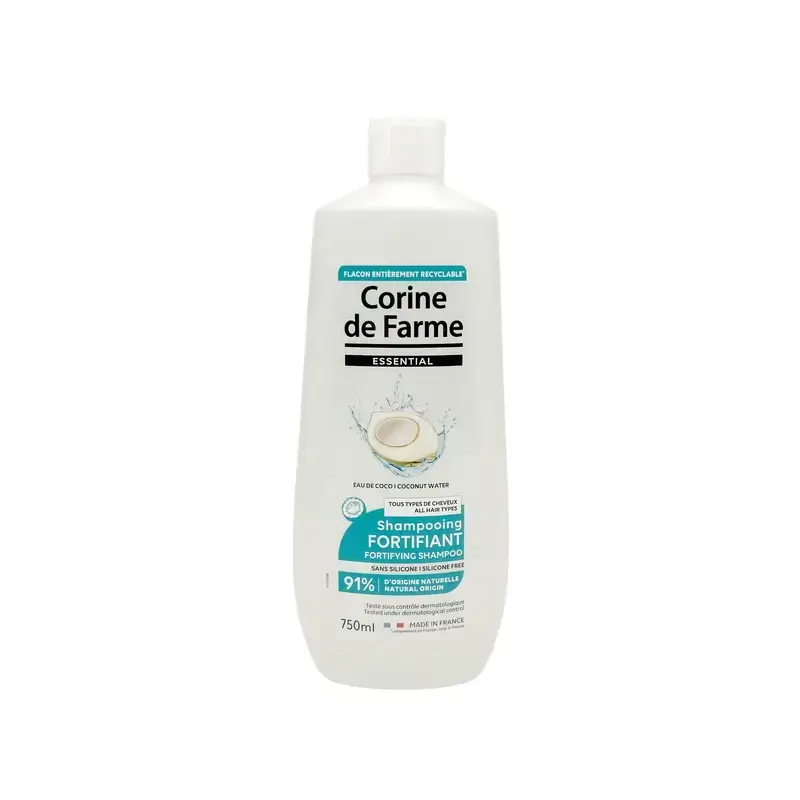 Corine De Farme Coconut Water Fortifying Shampoo, 750 ml