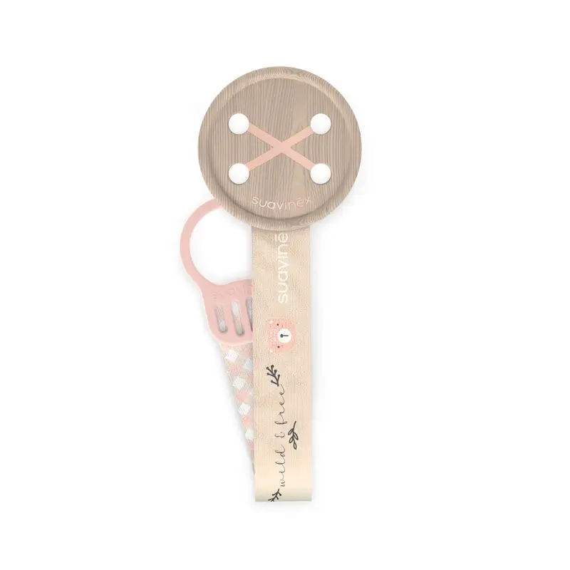 Suavinex Pacifier Tape +0 Months Wild&Free Pink
