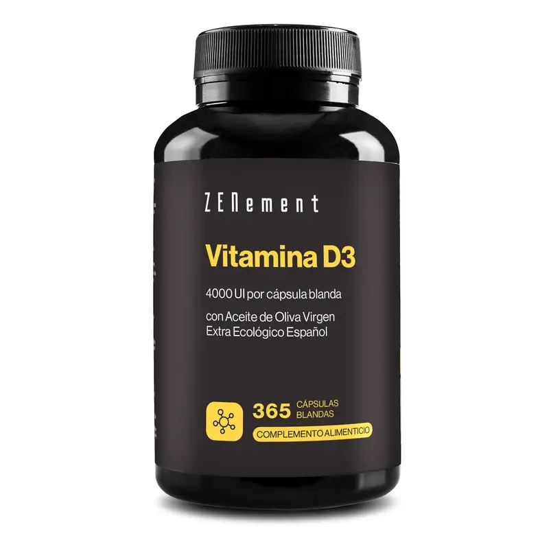 Zenement Vitamin D3 4000 IU, 365 softgels