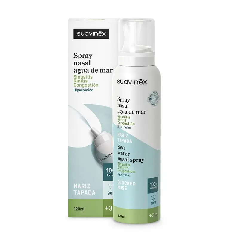 Suavinex Hypertonic Nasal Spray, 120 Ml