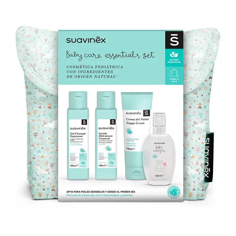 Suavinex Baby Toilet Bag Travel Cloth, Blue