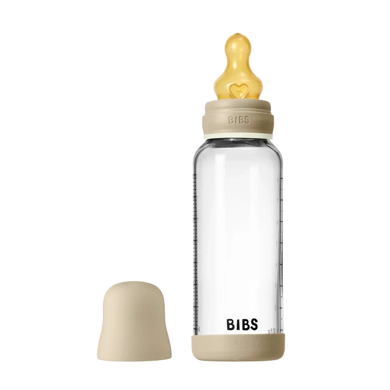 Baby Glass Bottle Glow Set 240ml Latex - Vanilla