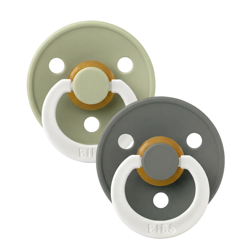 Colour GLOW Pacifiers 2 Pack - Sage/Pine