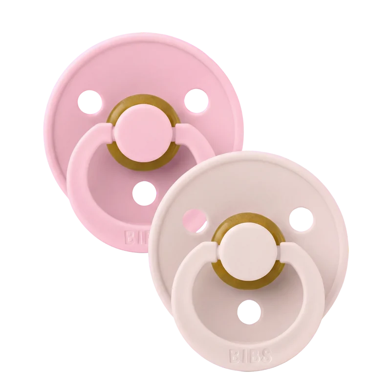 Colour Pacifiers 2 Pack - Petal/Baby Pink