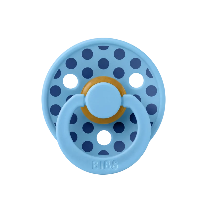 STUDIO Colour Pacifier Polka - Breeze/Cornflower