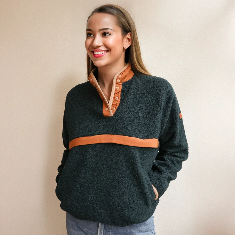 Breastfeeding Fleece Retro Autumn
