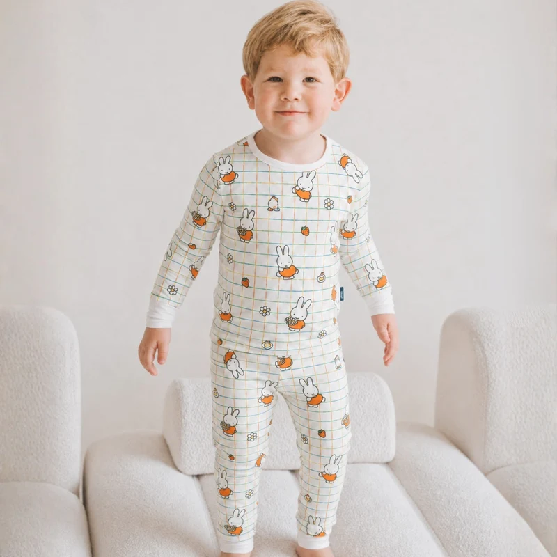 Children's PJ Miffy Checkered Bloom
