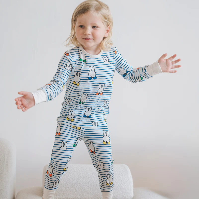 Children's PJ Miffy Peek-a-Boo Blue