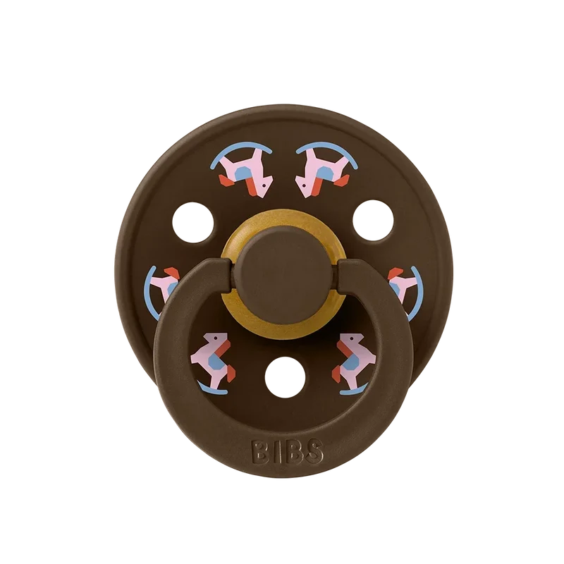 Colour Holiday Horse Pacifier - Mocha