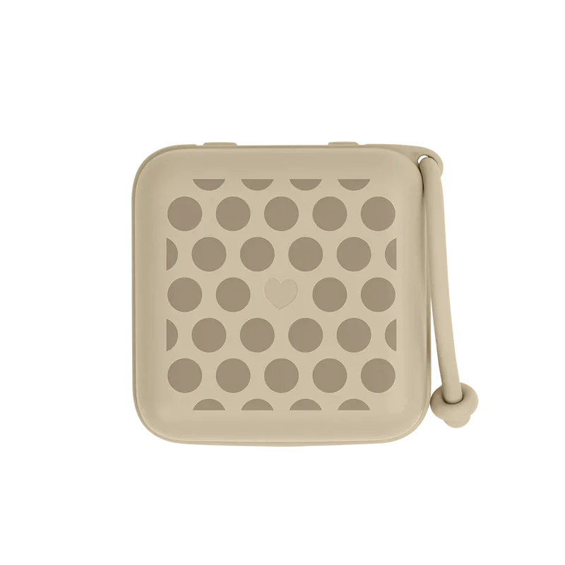 STUDIO Pacifier Box Polka - Vanilla/Dark Oak