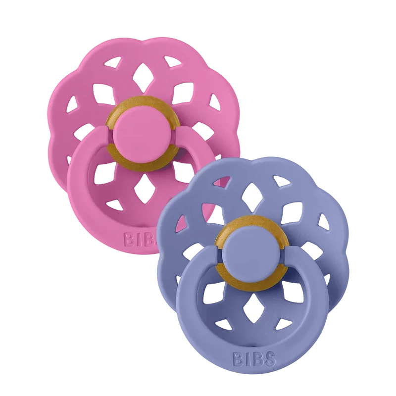 Boheme Pacifiers 2 Pack - Bubblegum/Peri