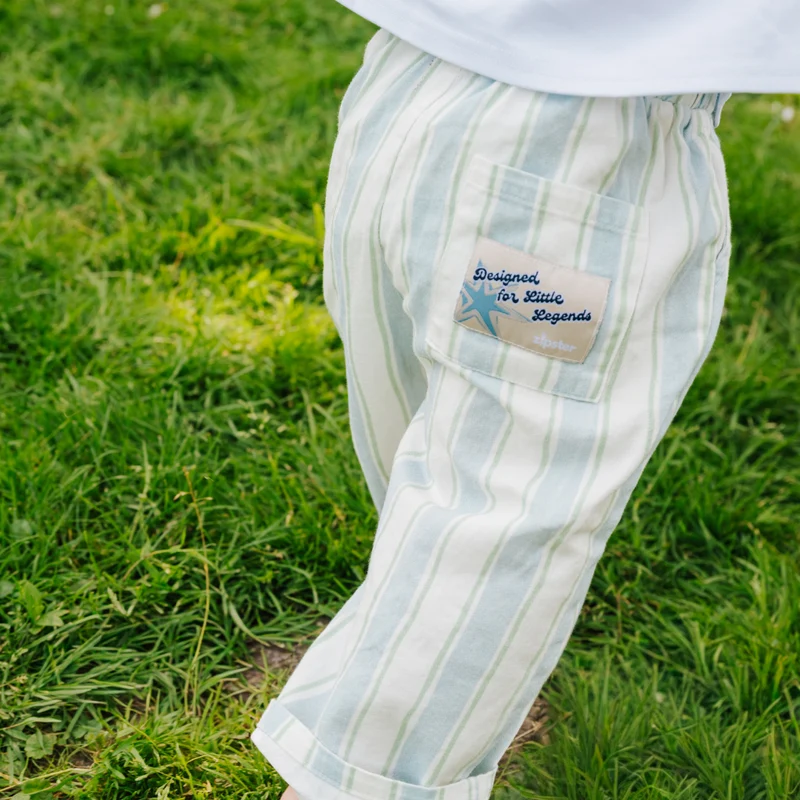 Stripe Adventure Pants Blue