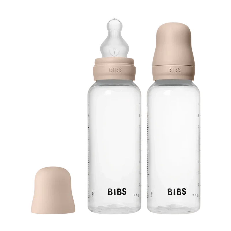 Baby BPA-Free PP Bottle Set 270ml 2 Pack Silicone - Blush
