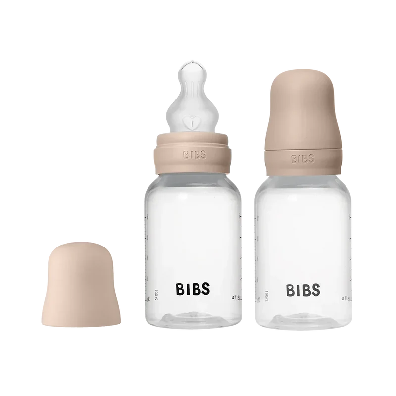 Baby BPA-Free PP Bottle Set 150ml 2 Pack Silicone - Blush