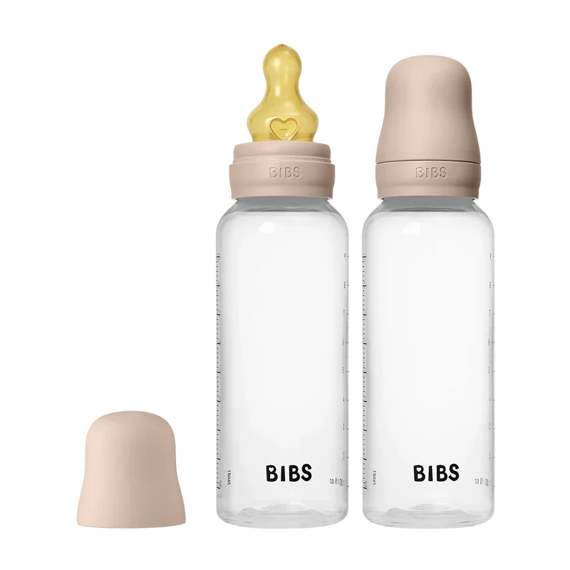 Baby BPA-Free PP Bottle Set 270ml 2 Pack Latex - Blush