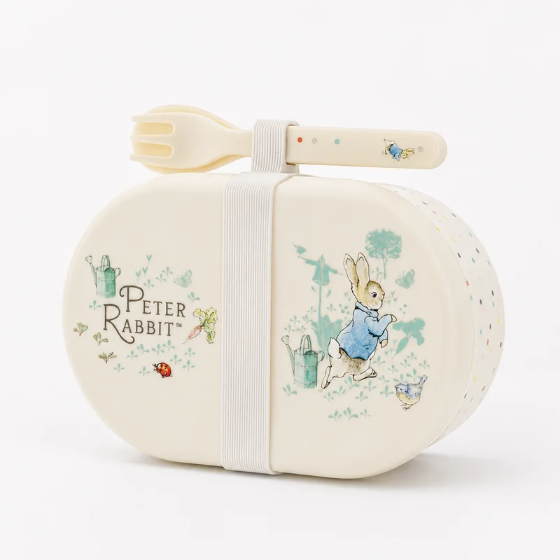 Peter Rabbit Snack Box with Cutlery Set