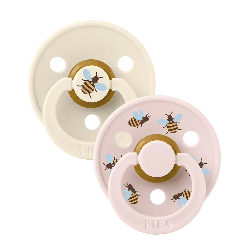 STUDIO Colour Pacifiers 2 Pack Bumblebee - Ivory/Petal