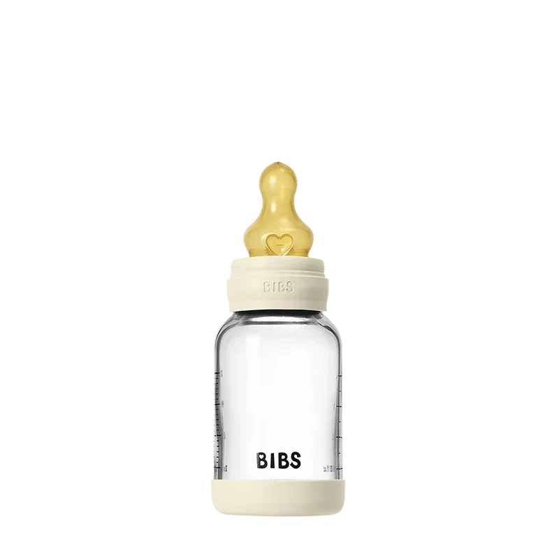 Baby Glass Bottle Set 120ml Latex - Ivory