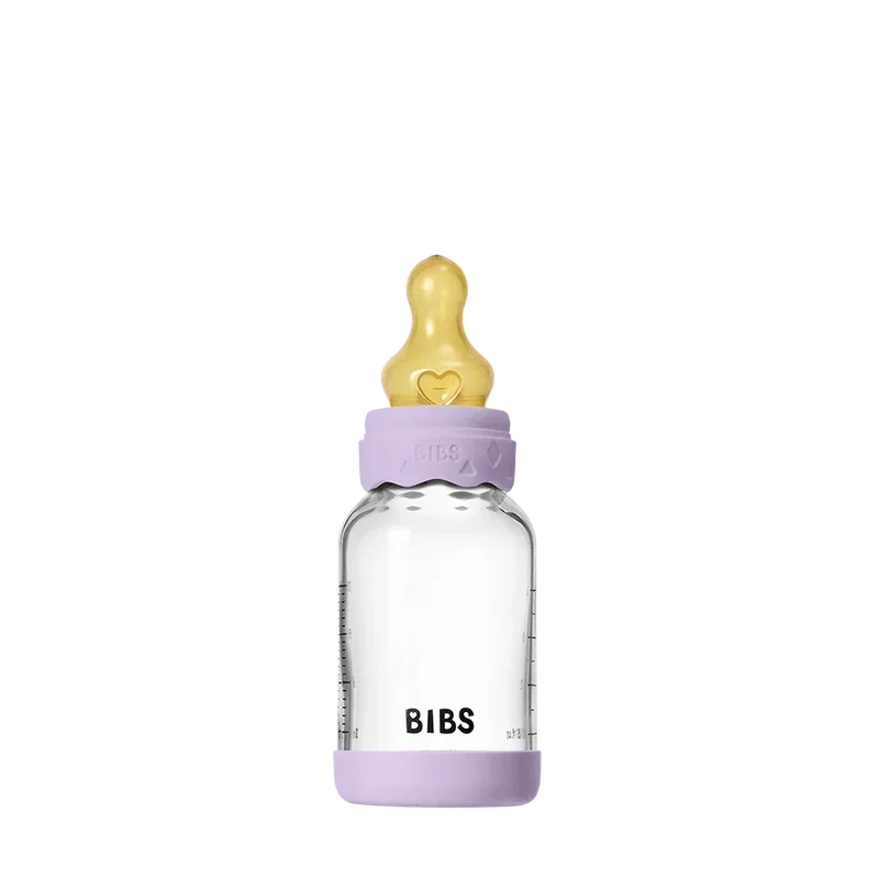 Baby Glass Bottle Boheme Set 120ml Latex - Violet Sky