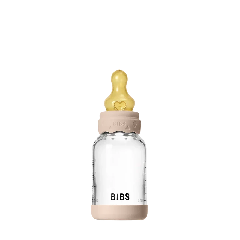 Baby Glass Bottle Boheme Set 120ml Latex - Blush