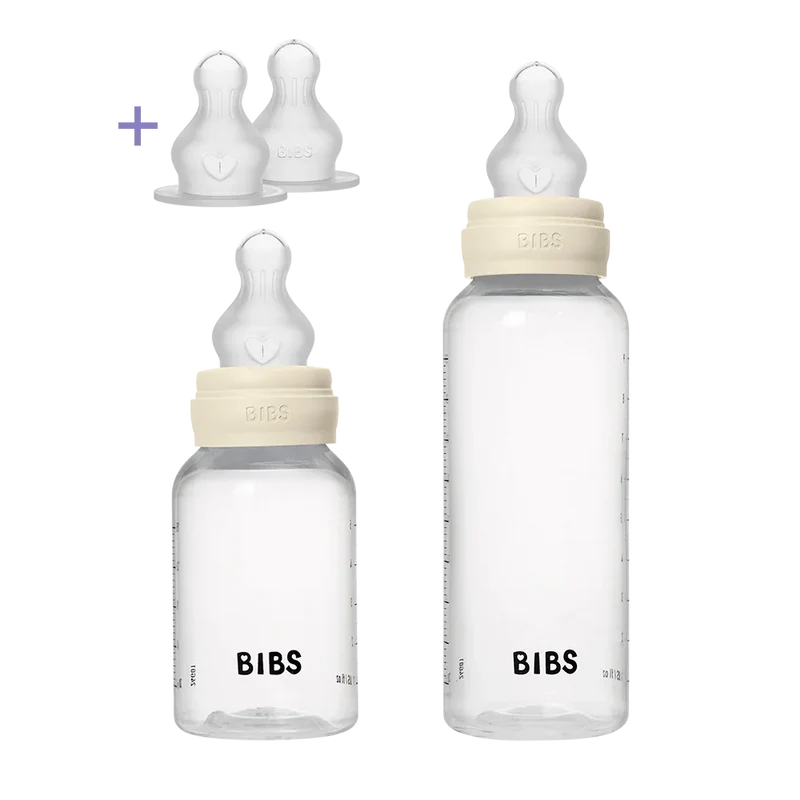 Baby BPA-Free PP Bottle Grow and Flow set 150ml/270ml Silicone - Ivory