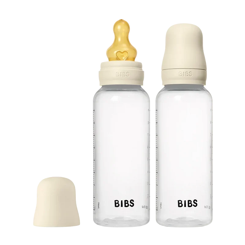 Baby BPA-Free PP Bottle Set 270ml 2 Pack Latex - Ivory