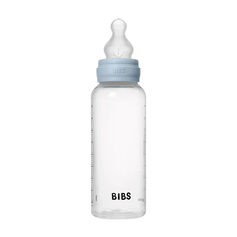 Baby BPA-Free PP Bottle Set 270ml Silicone - Baby Blue