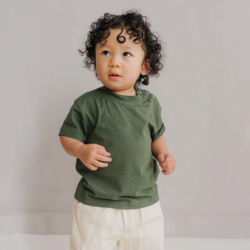 Bamboo Everyday Children's T-Shirt Forest Green
